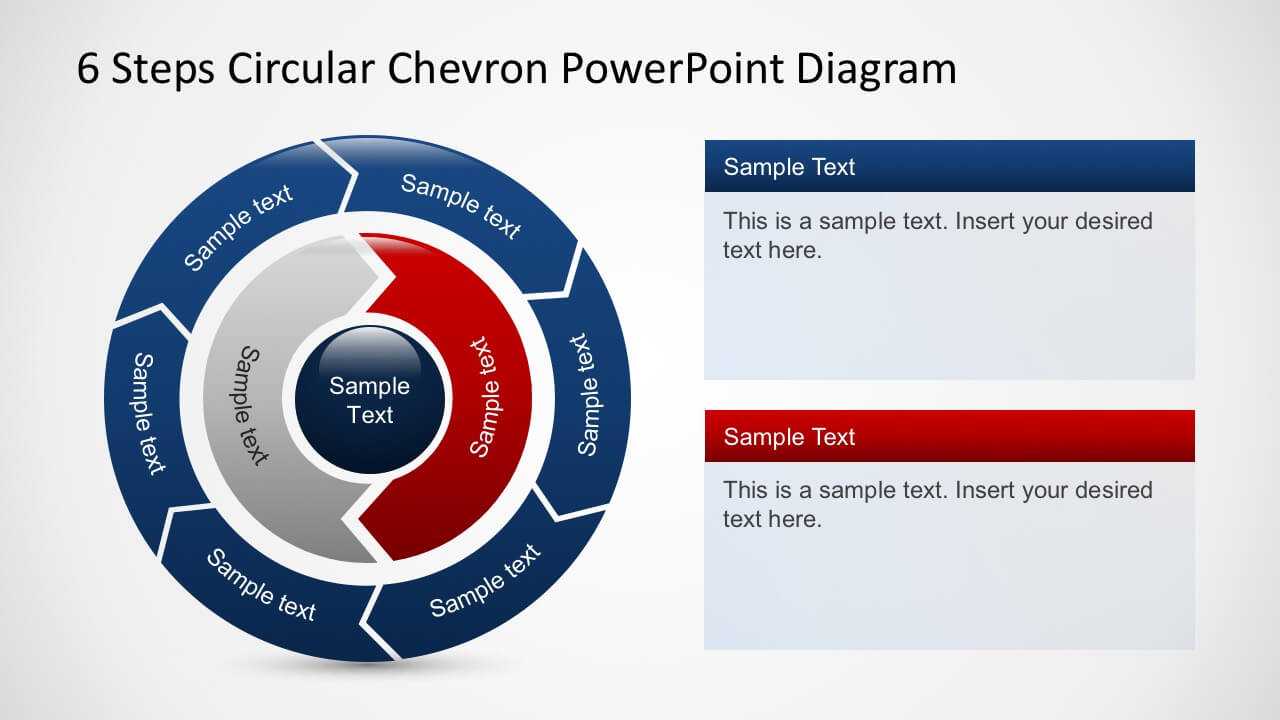 Free 6 Steps Circular Chevron Powerpoint Diagram With Powerpoint Chevron Template