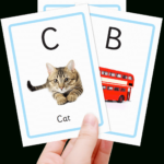 Free Alphabet Flashcards For Kids – Totcards With Free Printable Flash Cards Template