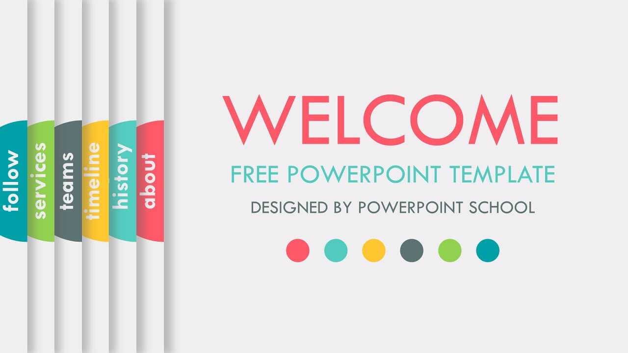 Free Animated Powerpoint Slide Template in Powerpoint Presentation Animation Templates