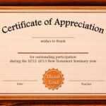 Free Appreciation Certificate Templates Supplier Contract For Template For Recognition Certificate