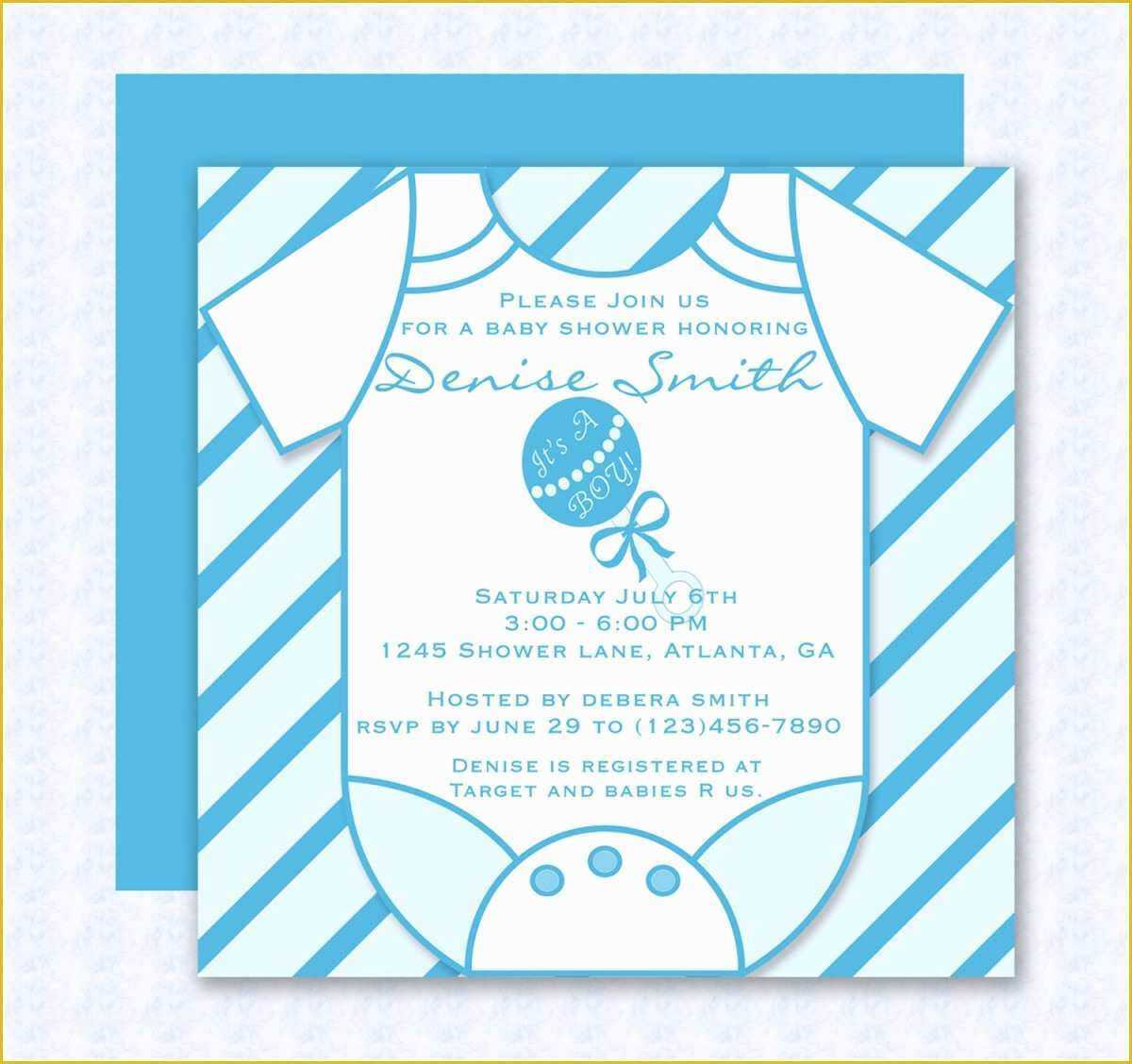 Free Baby Shower Invitation Templates Microsoft Word Of Free Pertaining To Free Baby Shower Invitation Templates Microsoft Word