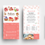 Free Bakery Dl Card Template – Psd, Ai & Vector – Brandpacks Within Dl Card Template