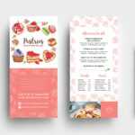 Free Bakery Dl Card Template – Psd, Ai & Vector – Brandpacks Within Dl Card Template