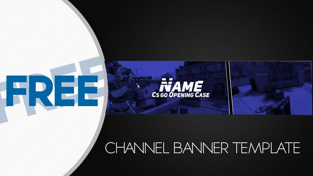 Free Banner Template Gimp #2 In Gimp Youtube Banner Template