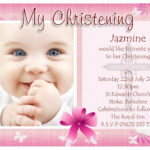 Free Baptism Invitation Templates Printable Pertaining To Free Christening Invitation Cards Templates