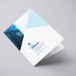 Free Bi Fold Mockup Template (Psd) In Two Fold Brochure Template Psd