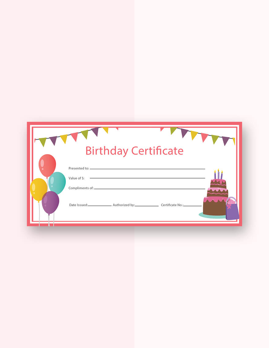 Free Birthday Gift Certificate Templates | Certificate For Track And Field Certificate Templates Free
