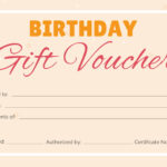 Free Birthday Gift Certificate Templates | Certificate Throughout Track And Field Certificate Templates Free