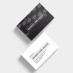 Free Black & White Business Card Mockup Psd Templates – Good For Black And White Business Cards Templates Free
