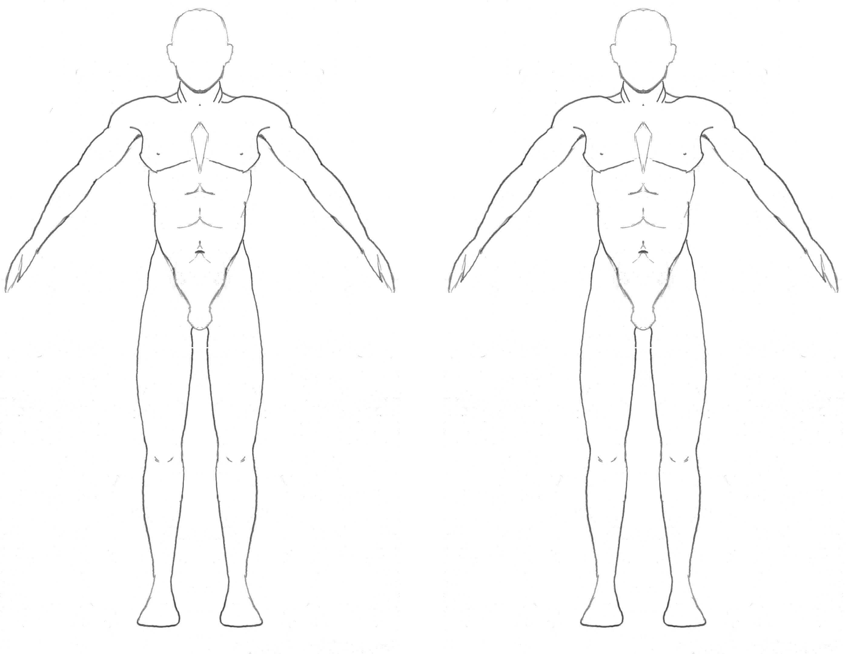 Free Blank Body, Download Free Clip Art, Free Clip Art On With Regard To Blank Body Map Template