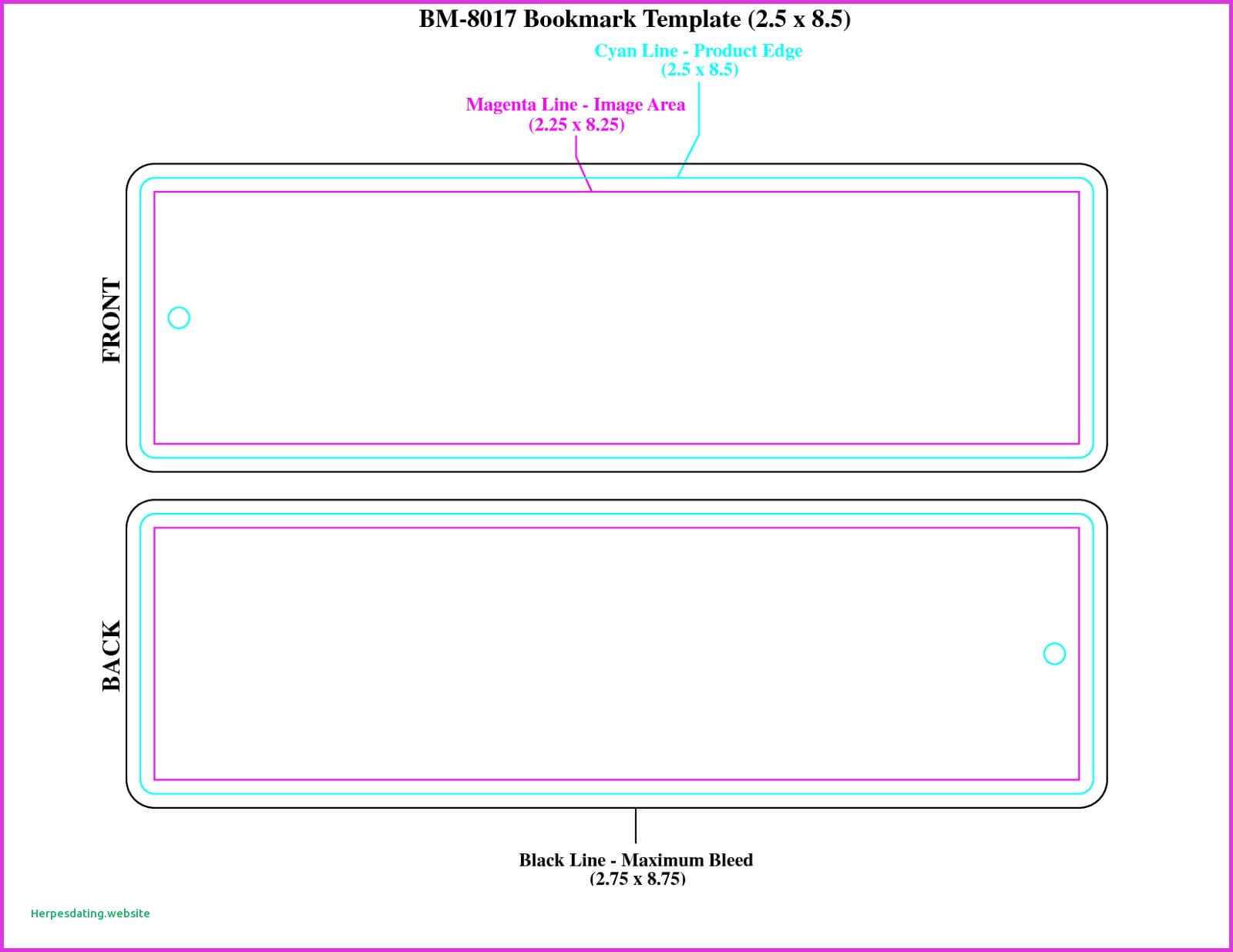 Free Blank Bookmark Templates To Print Elegant Wonderful Regarding Free Blank Bookmark Templates To Print