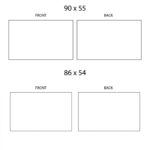 Free Blank Business Card Template Front And Back Design Within Playing Card Template Word