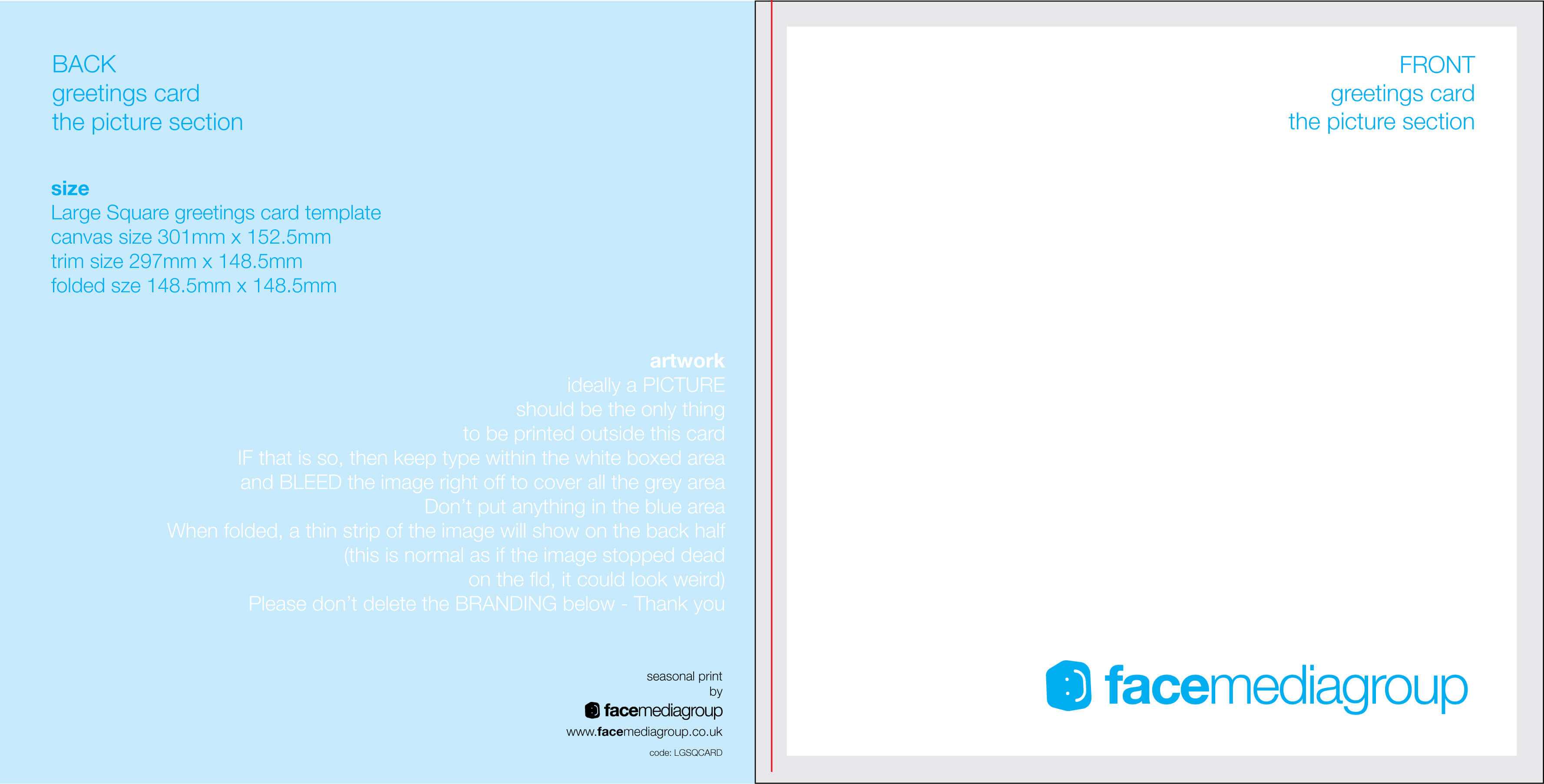 Free Blank Greetings Card Artwork Templates For Download With Greeting Card Layout Templates