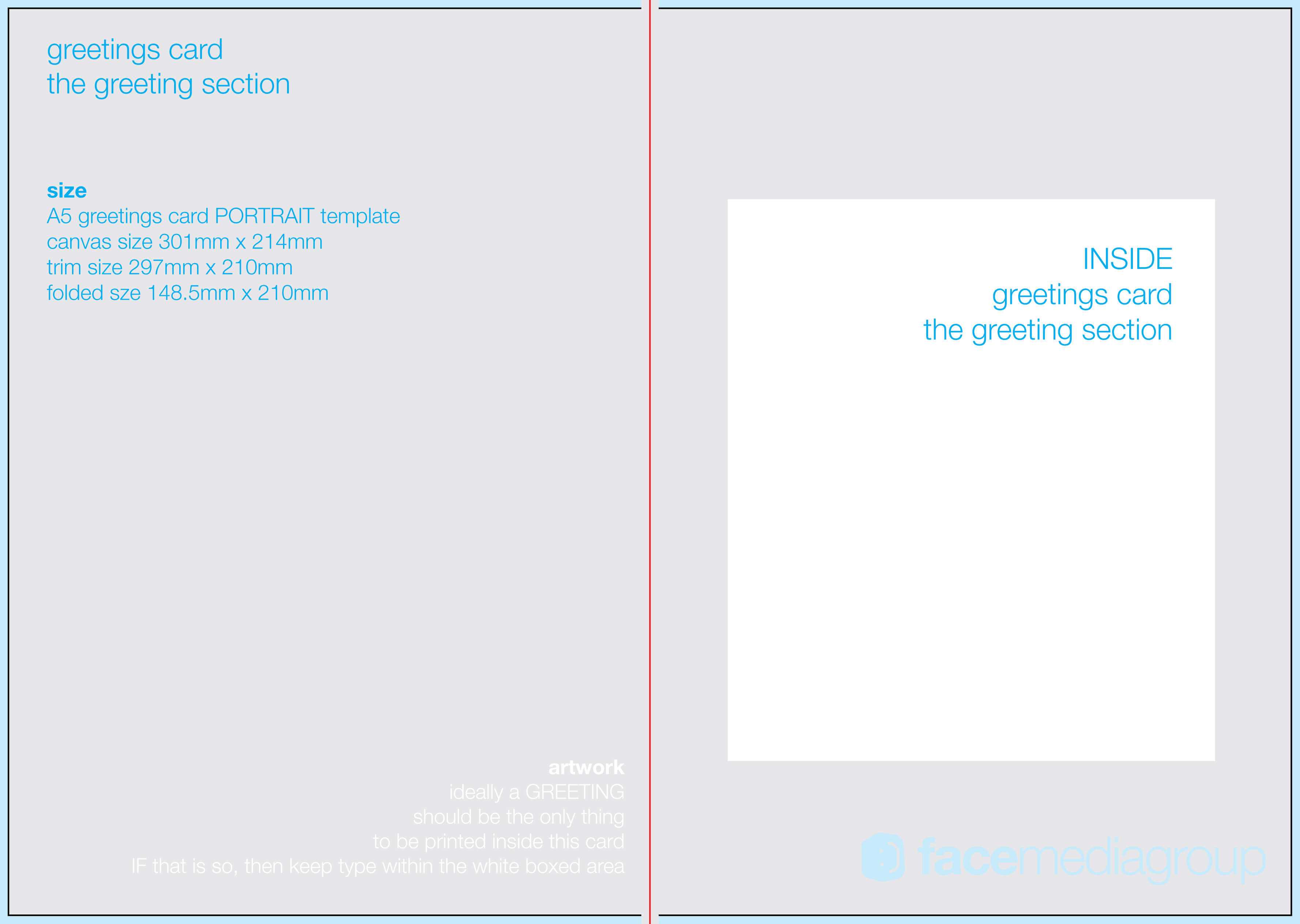 Free Blank Greetings Card Artwork Templates For Download With Regard To Small Greeting Card Template