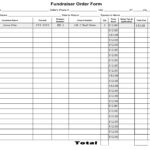 Free Blank Order Form Template | Blank Fundraiser Order Form throughout Blank Fundraiser Order Form Template