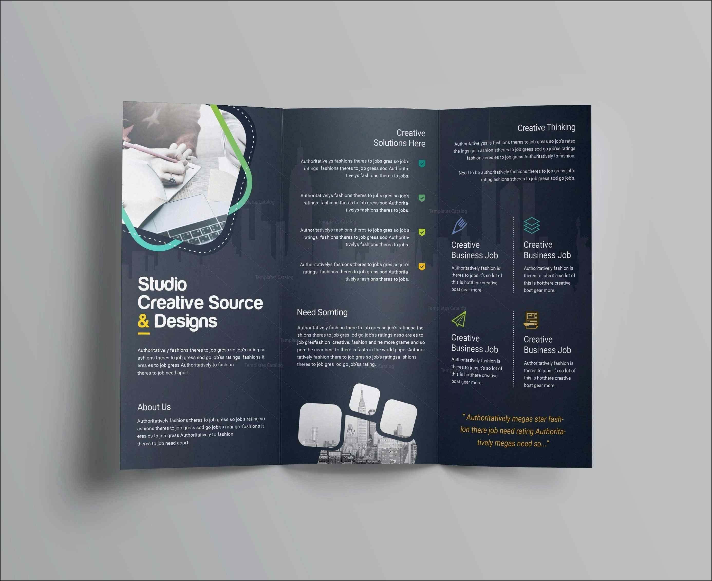 Free Brochure Templates For Word Letter Sample Blank Tri For Free Church Brochure Templates For Microsoft Word