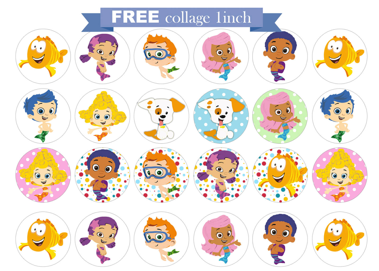 Free Bubble Guppies Printable Invitations Within Bubble Guppies Birthday Banner Template