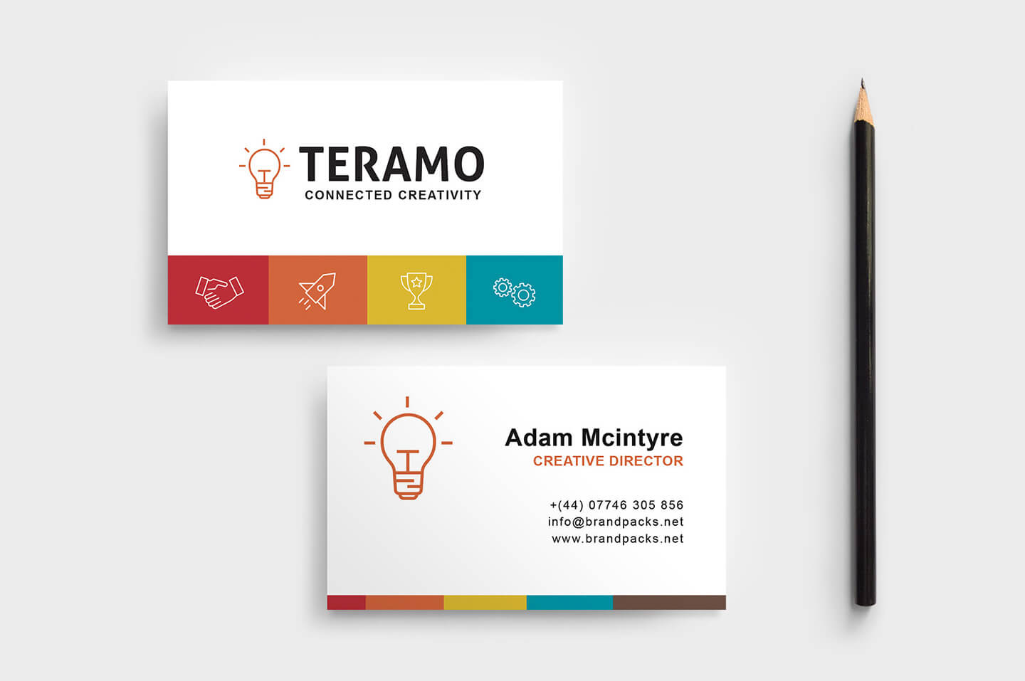 Free Business Card Template In Psd, Ai & Vector – Brandpacks In Professional Business Card Templates Free Download