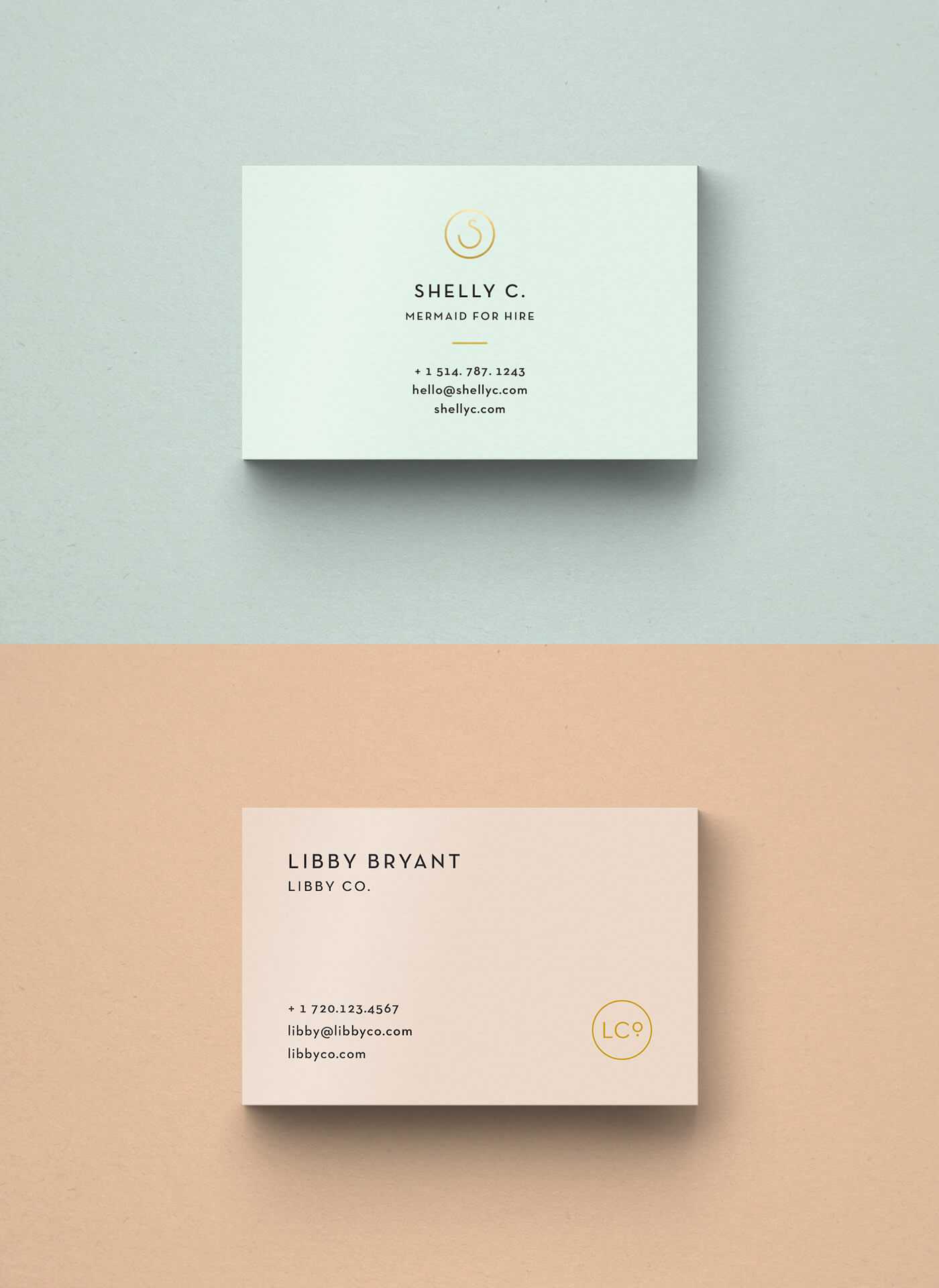 Free Business Card Templates • Libby Co. Boutique Branding In Free Bussiness Card Template