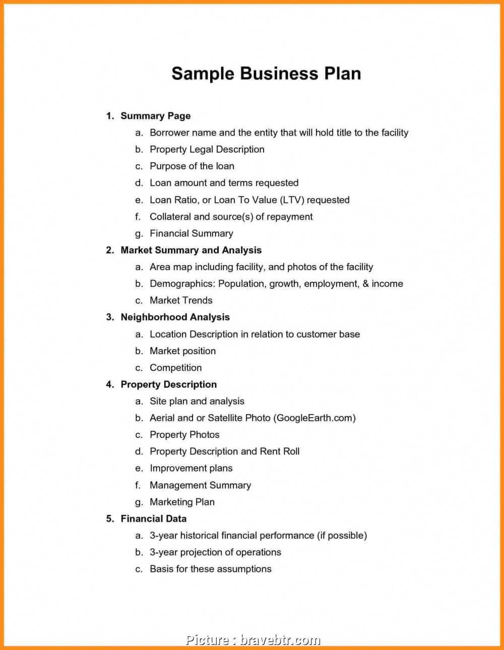 Free Business Plan Template Word Document Nonprofit Sample Within Business Plan Template Free Word Document