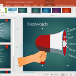 Free Buzzword Powerpoint Template Pertaining To How To Change Powerpoint Template