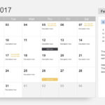 Free Calendar 2017 Template For Powerpoint With Powerpoint Calendar Template 2015