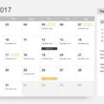 Free Calendar 2017 Template For Powerpoint With Powerpoint Calendar Template 2015