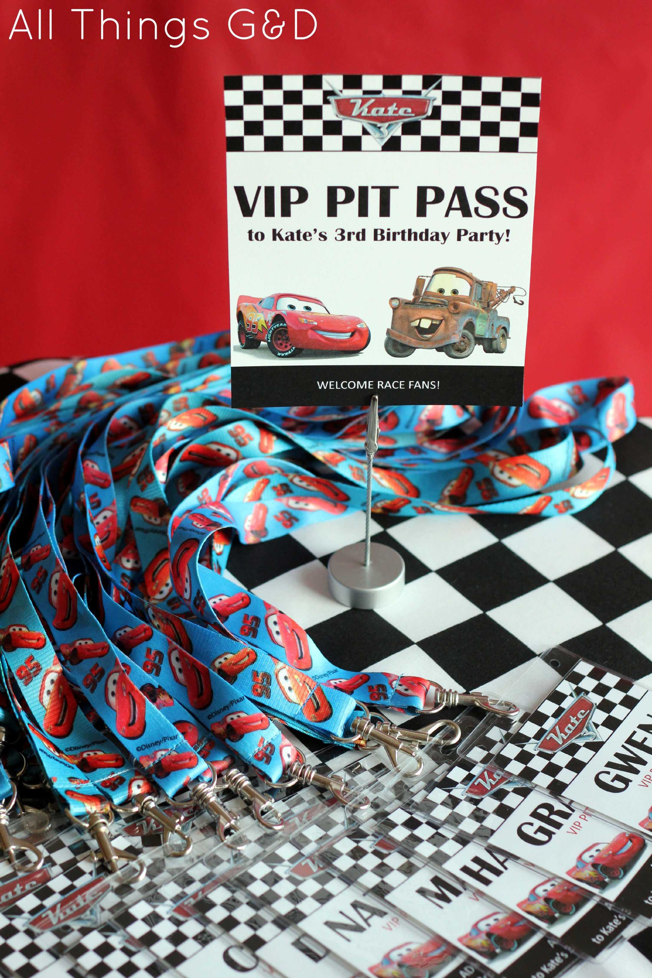 Free Cars Birthday Party Printables Intended For Cars Birthday Banner Template