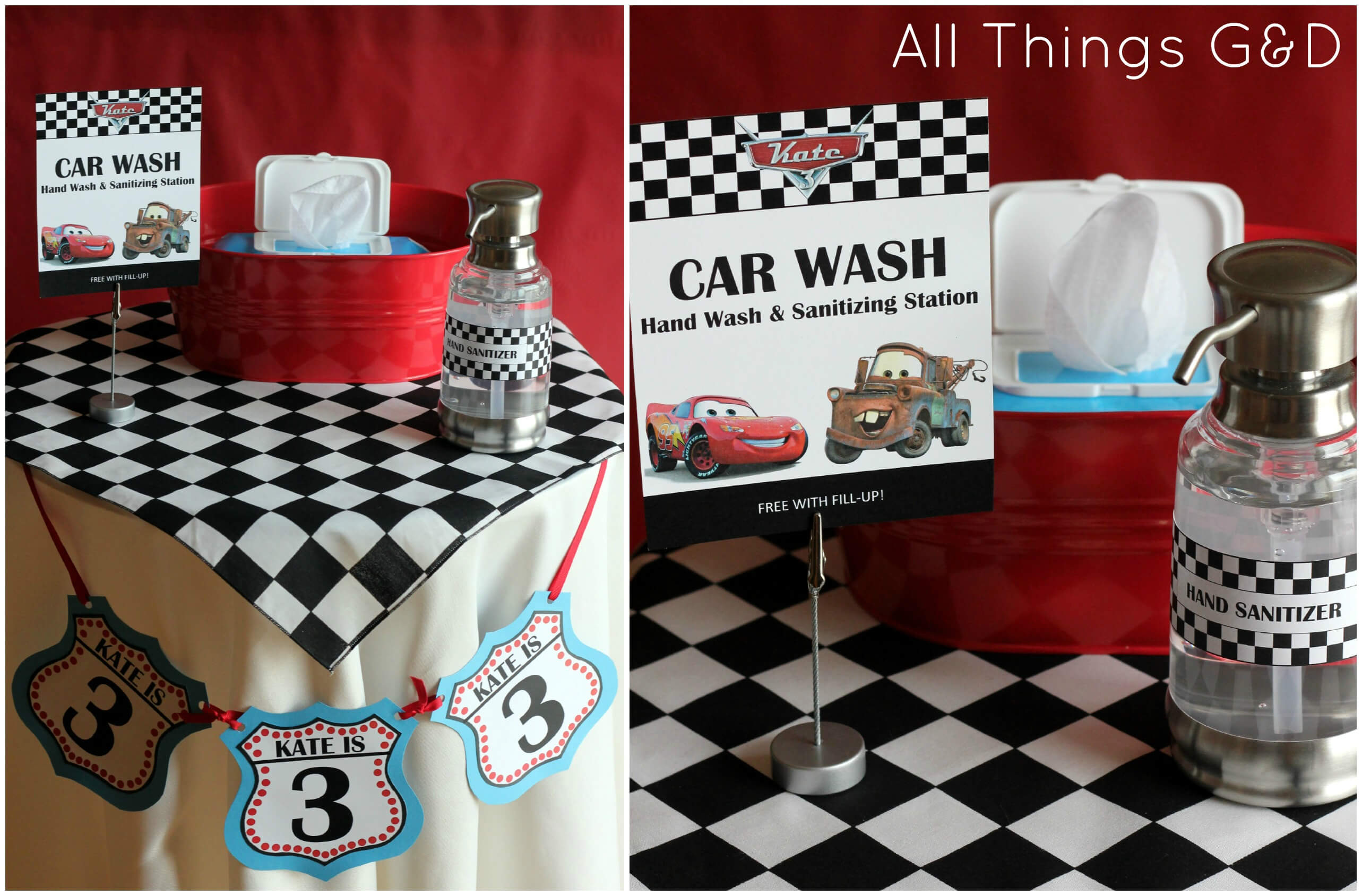 Free Cars Birthday Party Printables With Regard To Cars Birthday Banner Template