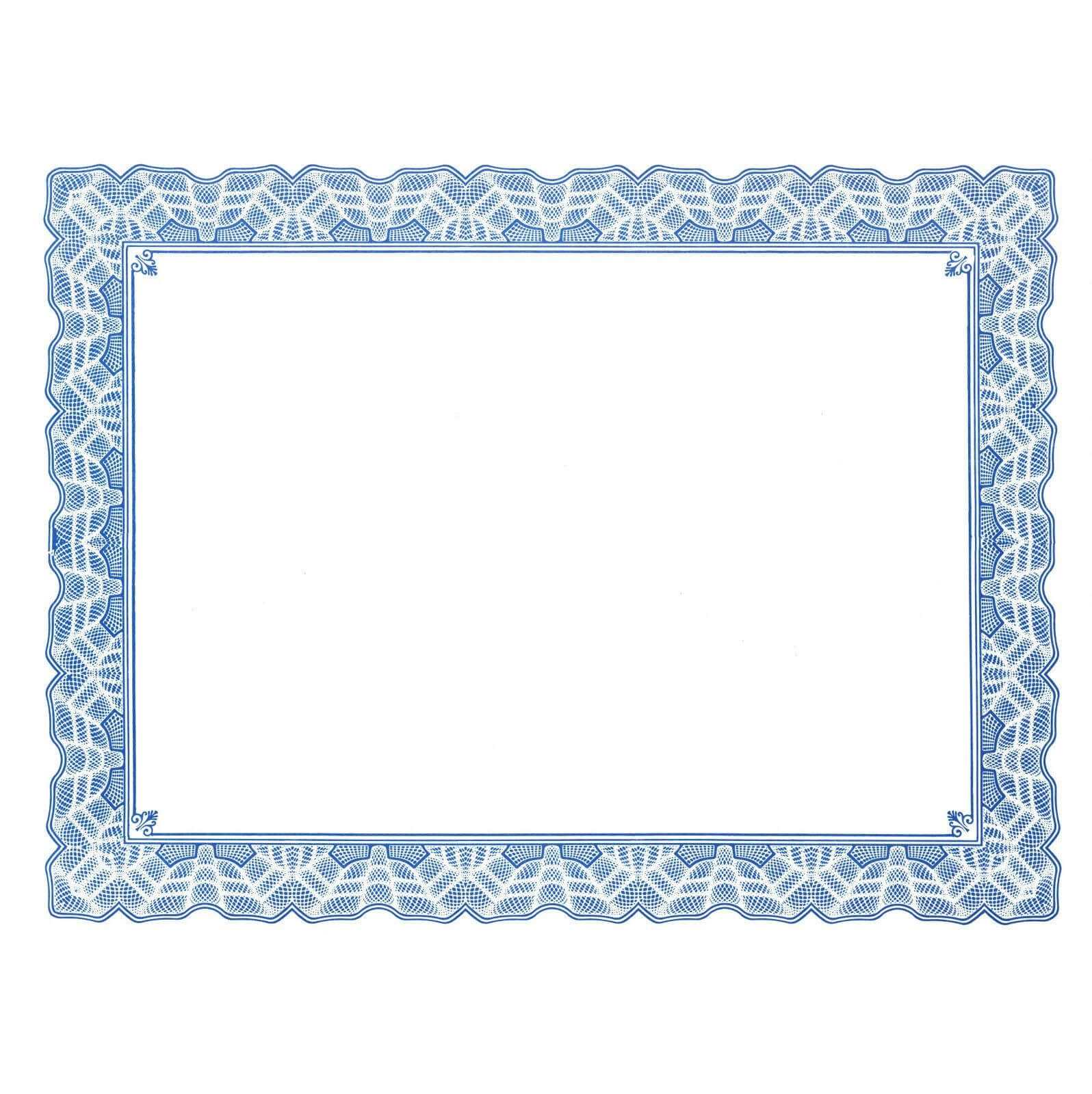 Free Certificate Border Templates For Word For Certificate Border Design Templates