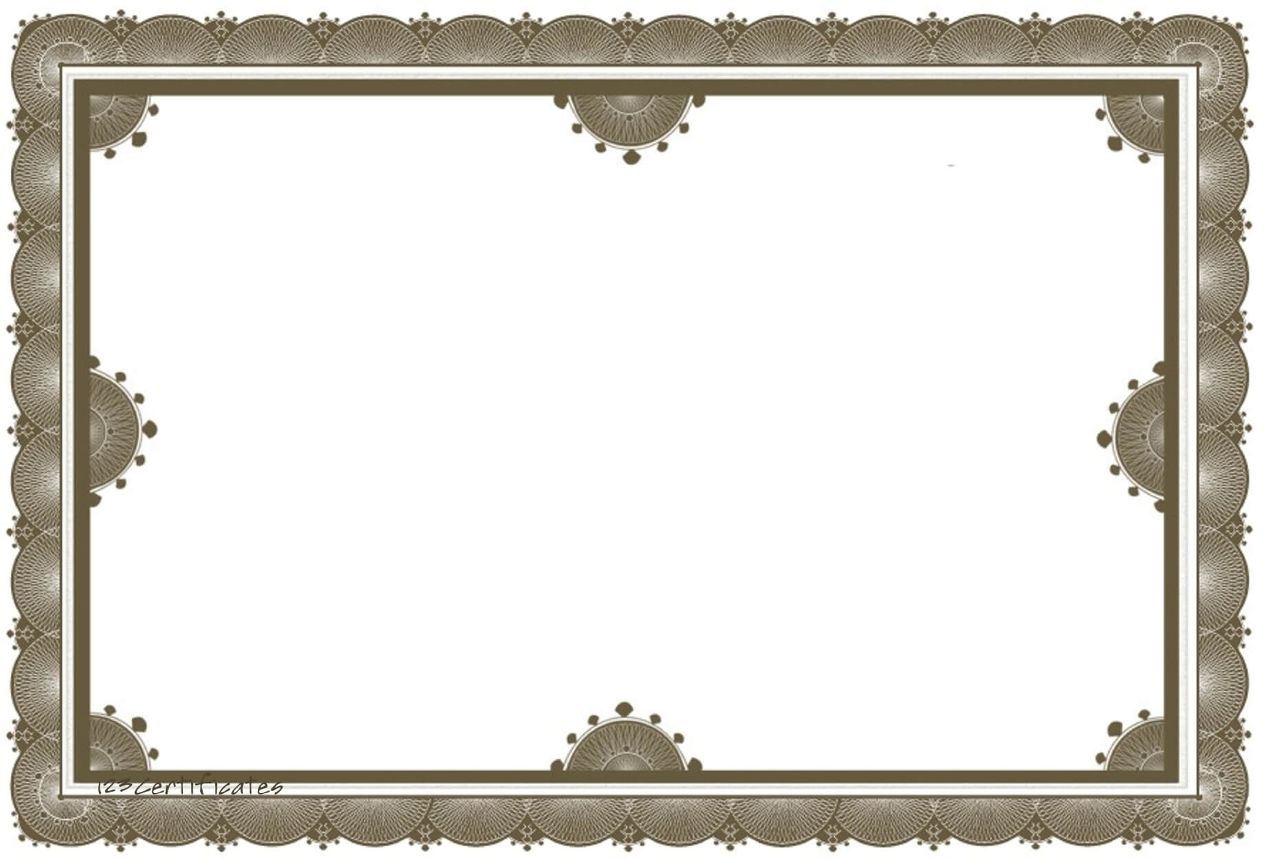 Free Certificate Borders To Download Pertaining To Landscape Certificate Templates