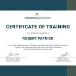 Free Certificate Template Training Filename Elsik Blue With Fall Protection Certification Template