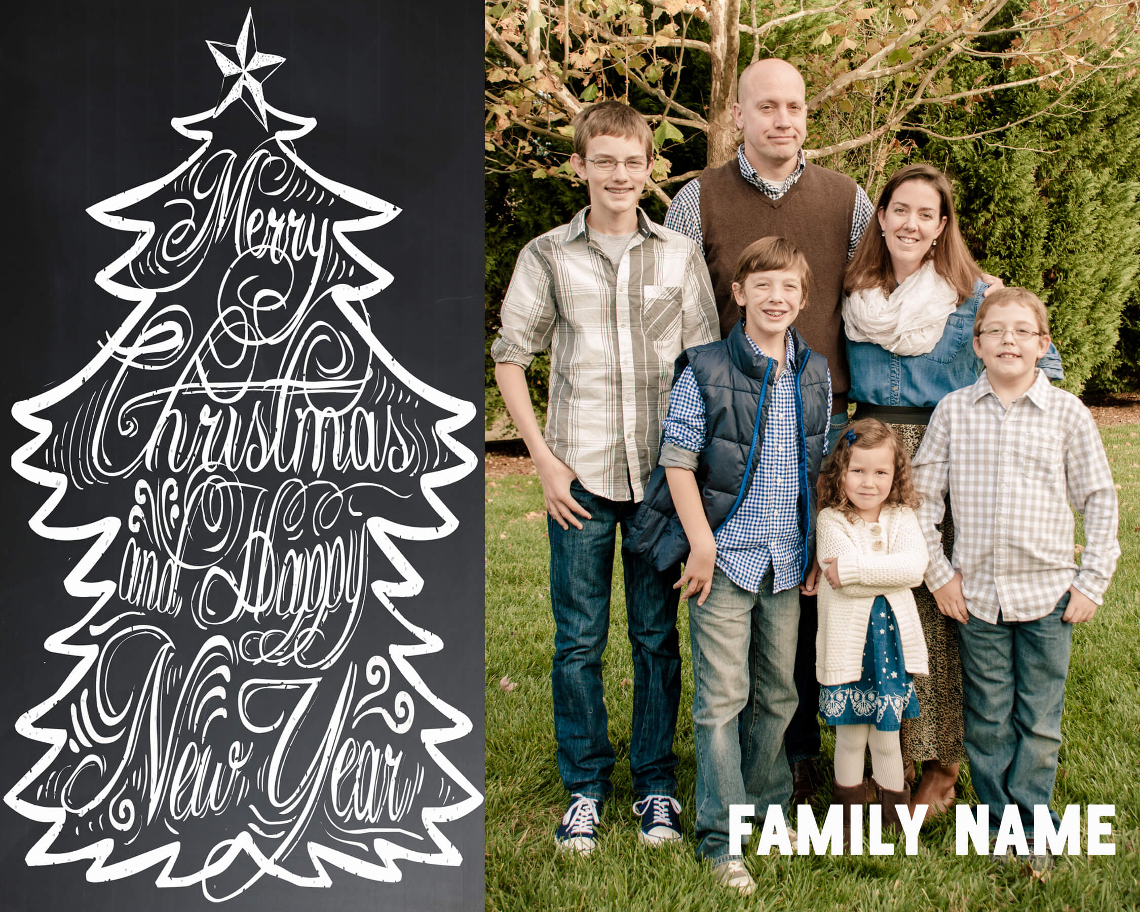 Free Chalkboard Christmas Card Download Ideas! « Goodncrazy With Free Christmas Card Templates For Photoshop