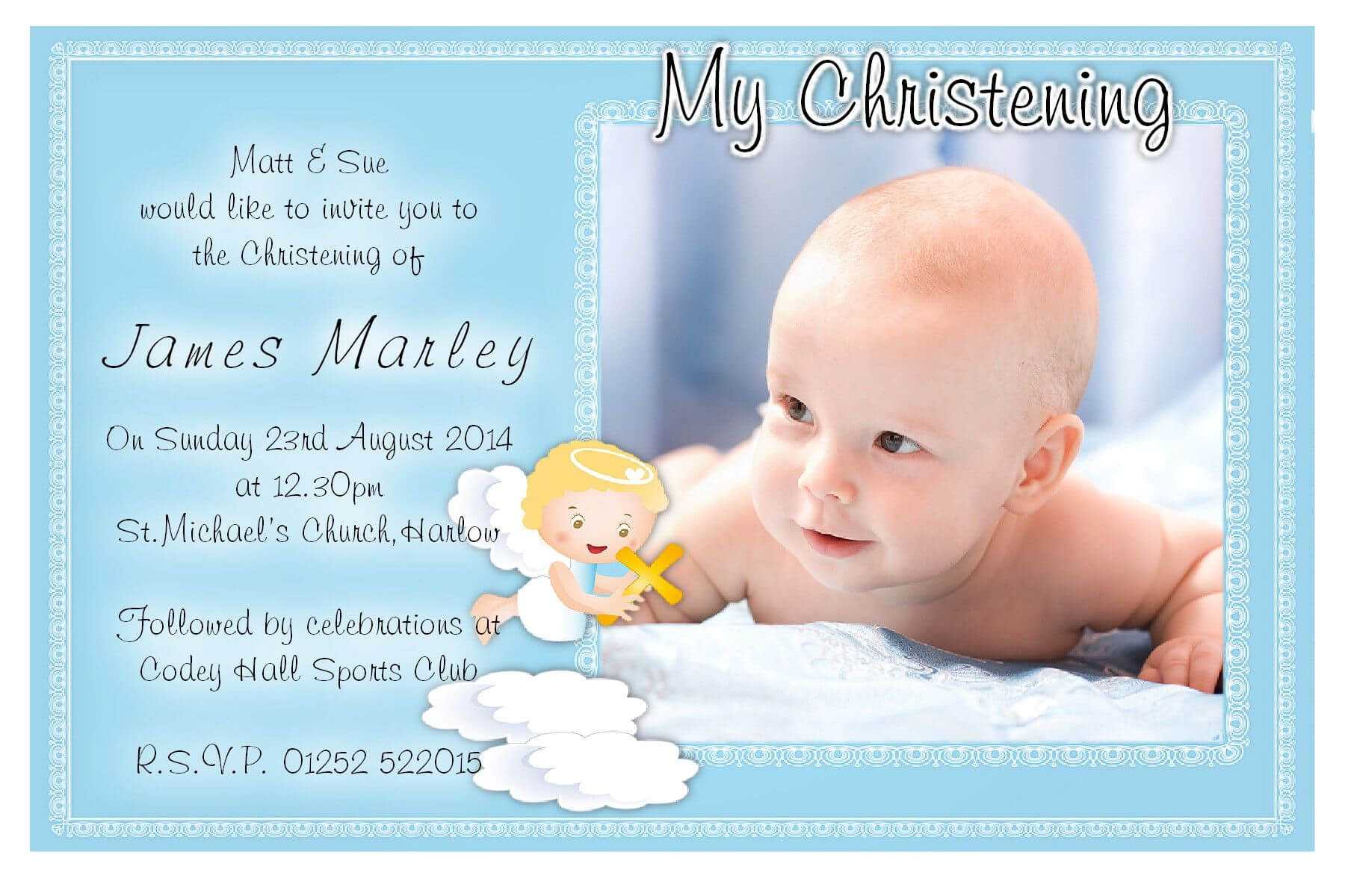 Free Christening Invitation Template Download | Baptism In Free Christening Invitation Cards Templates