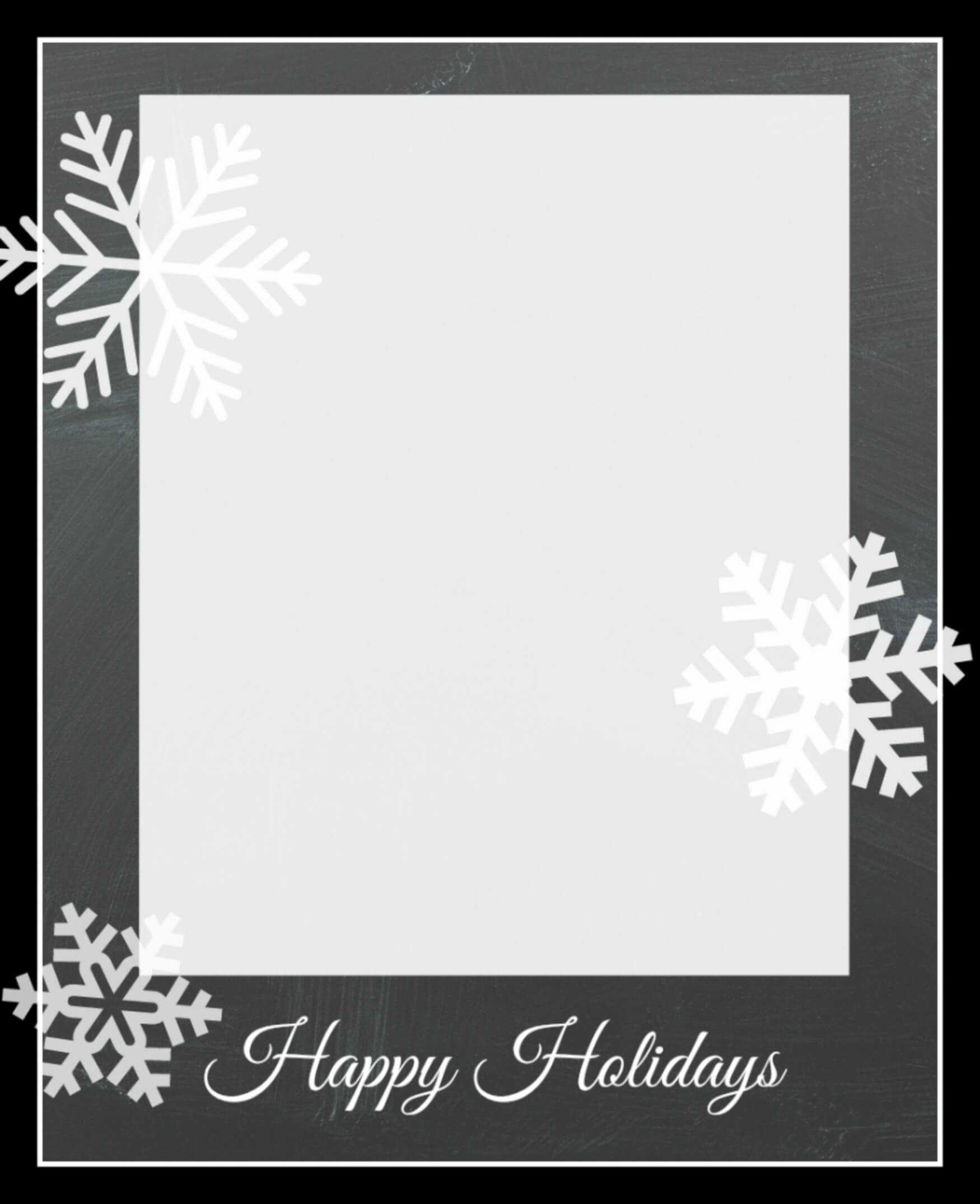 Free Christmas Card Templates - Crazy Little Projects Intended For Happy Holidays Card Template