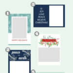Free Christmas Card Templates – The Crazy Craft Lady Regarding Printable Holiday Card Templates