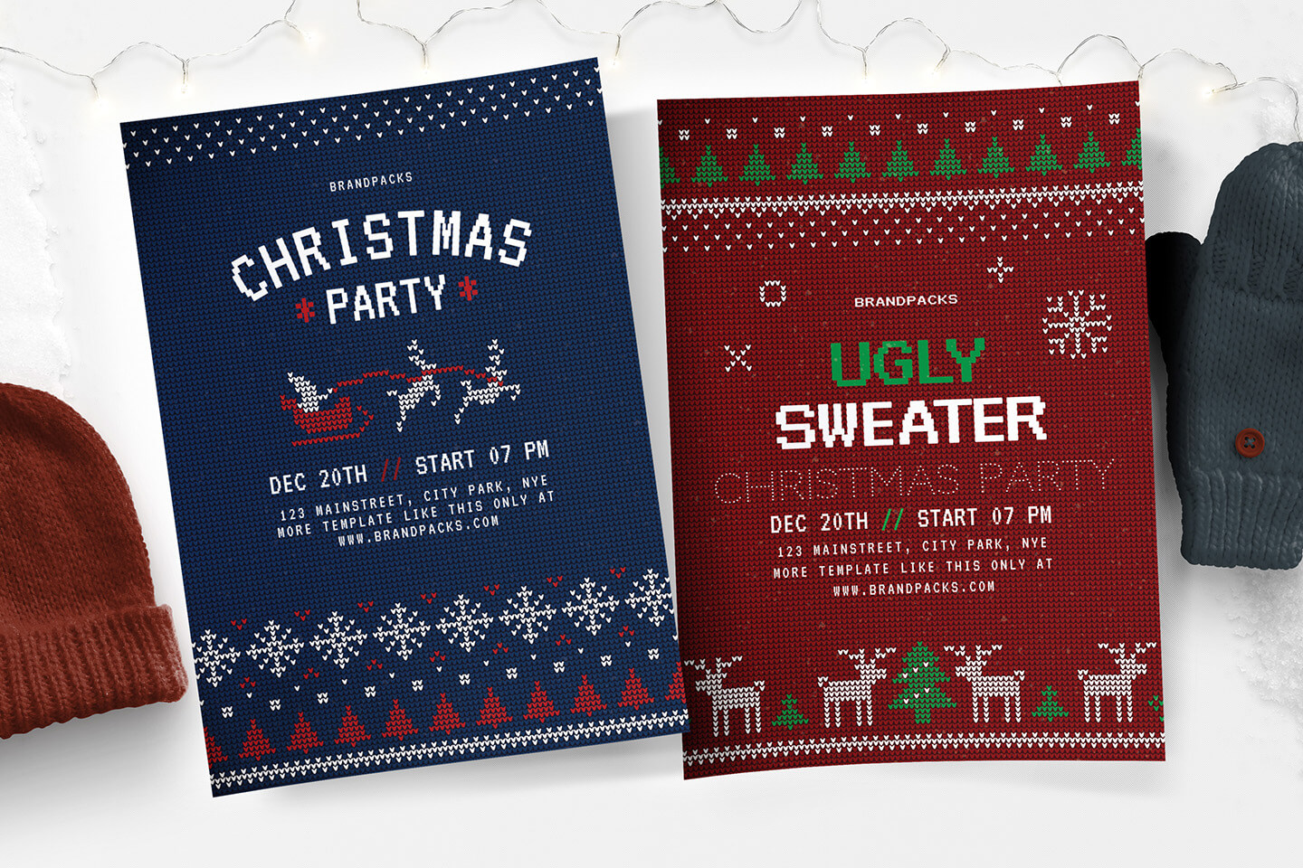 Free Christmas Flyer, Poster & Instagram Templates – Psd With Christmas Brochure Templates Free