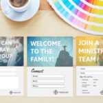 Free Church Connection Cards – Beautiful Psd Templates Inside Push Card Template