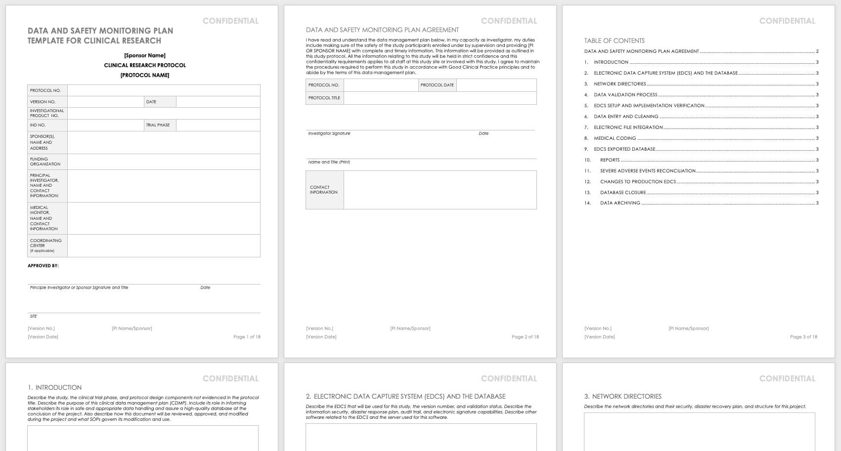 Free Clinical Trial Templates | Smartsheet For Monitoring Report Template Clinical Trials