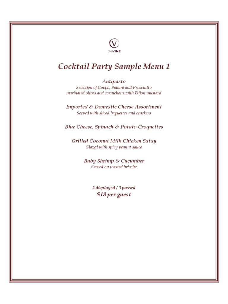 Free Cocktail Menu Template Word – Menu Template Design Inside Cocktail Menu Template Word Free