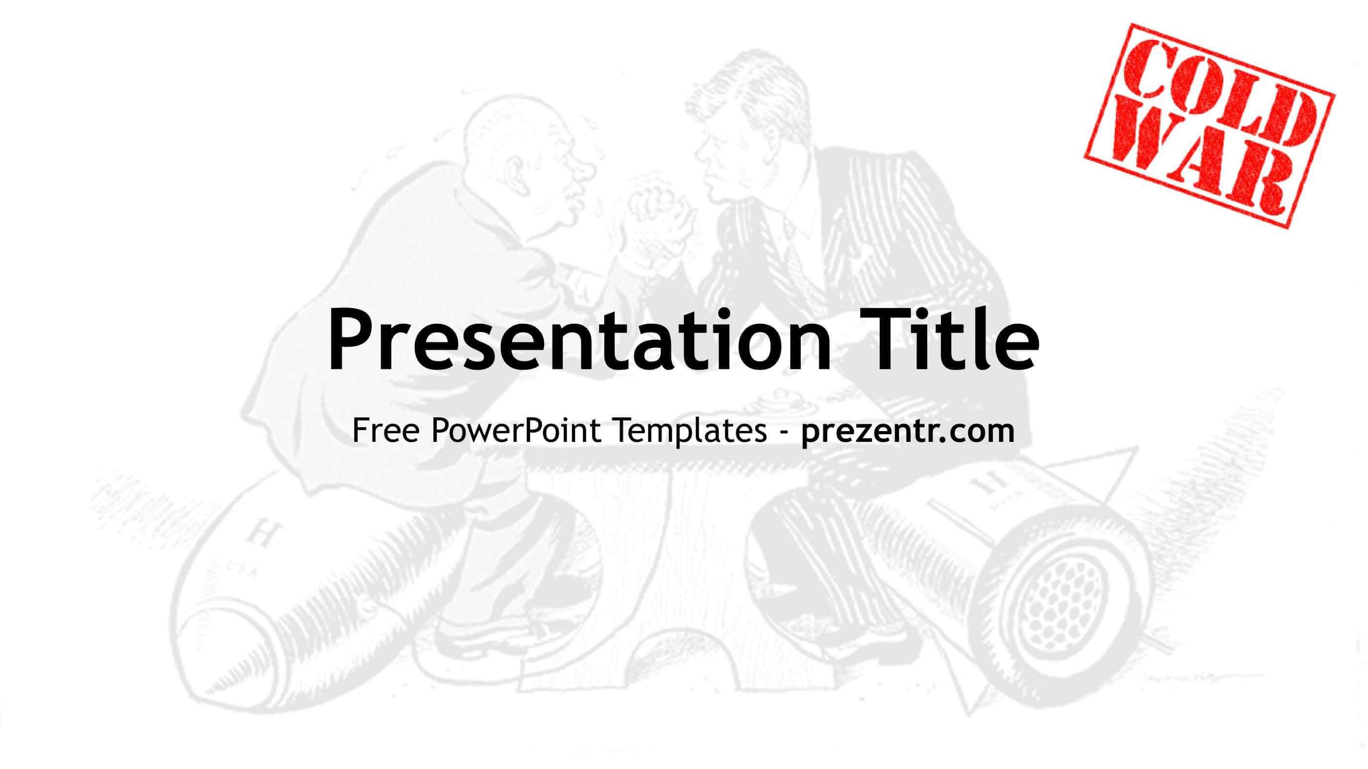 Free Cold War Powerpoint Template - Prezentr Ppt Templates With Regard To Powerpoint Templates War