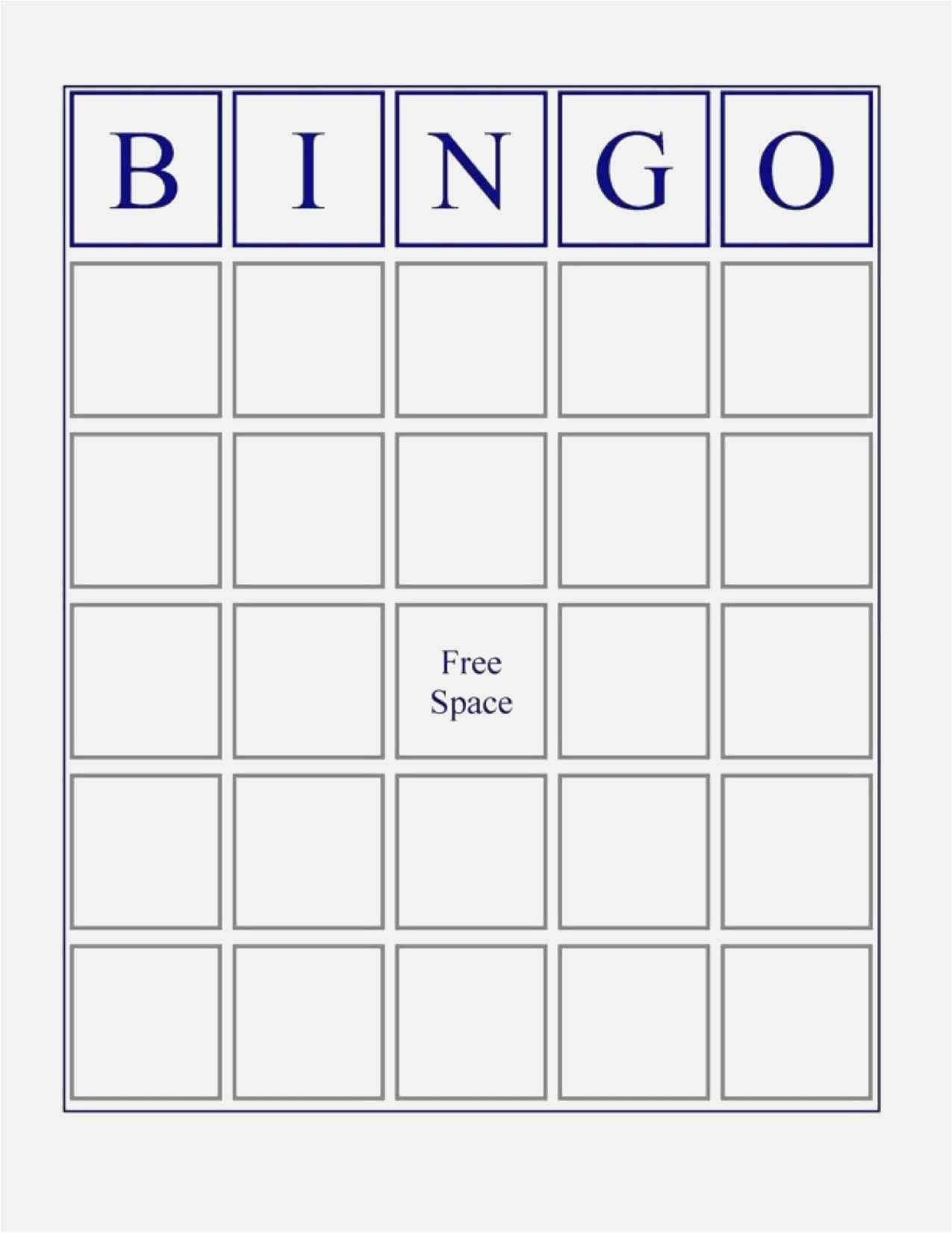 Free Collection Blank Bingo Card Template Microsoft Word With Blank Bingo Card Template Microsoft Word