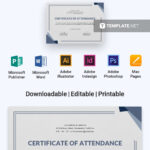 Free Conference Attendance Certificate | Certificate In Certificate Of Attendance Conference Template