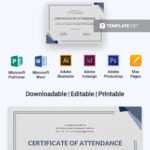 Free Conference Attendance Certificate | Certificate With Conference Participation Certificate Template