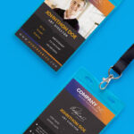 Free Creative Identity Card Design Template Psd Within College Id Card Template Psd