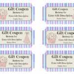 Free Custom Birthday Coupons – Customize Online & Print At Home Regarding Coupon Book Template Word