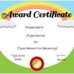 Free Custom Certificates For Kids | Customize Online & Print With Children's Certificate Template