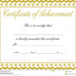 Free Customizable Printable Certificates Of Achievement Throughout Softball Certificate Templates Free