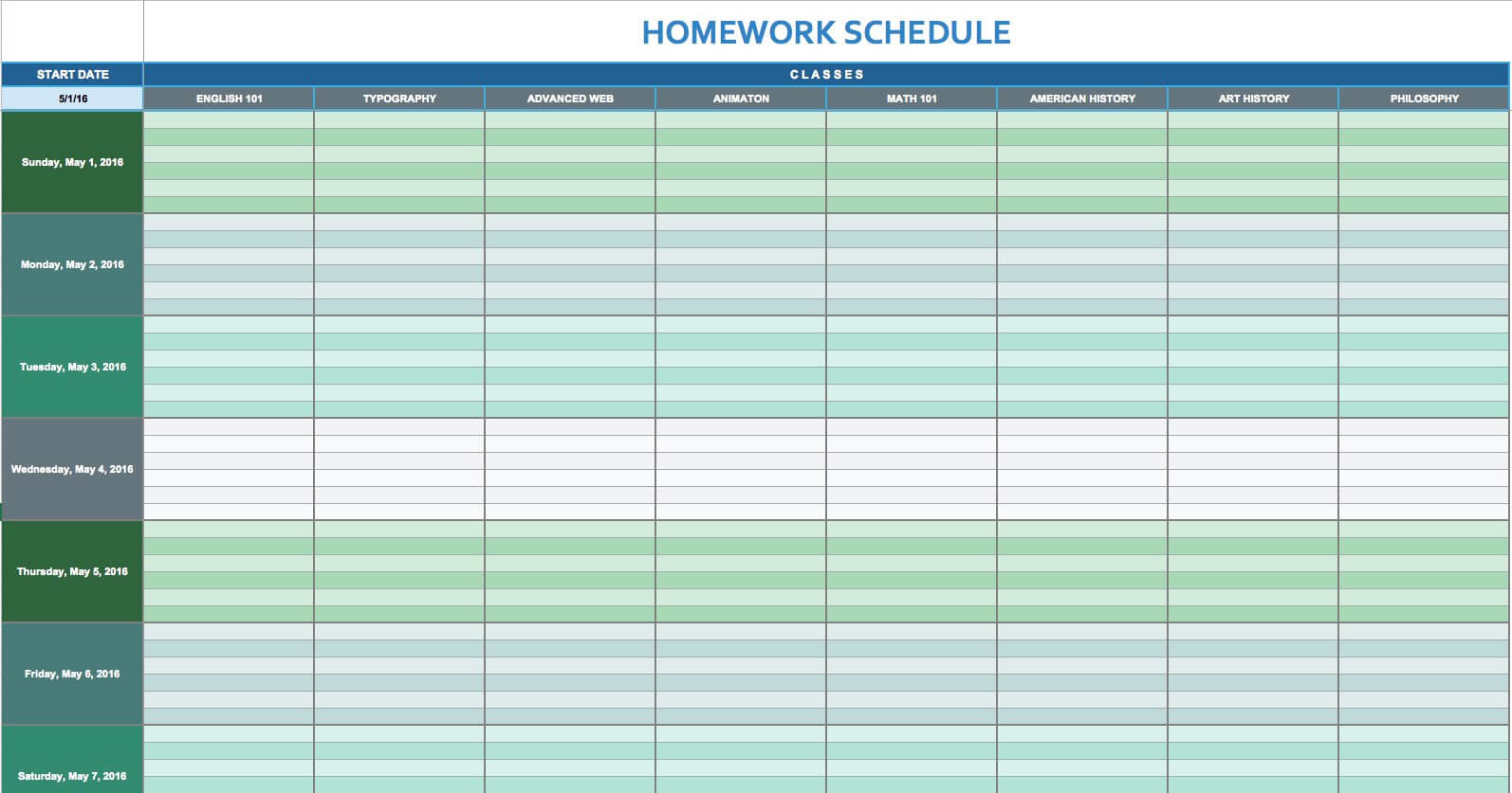 Free Daily Schedule Templates For Excel – Smartsheet In Daily Work Report Template