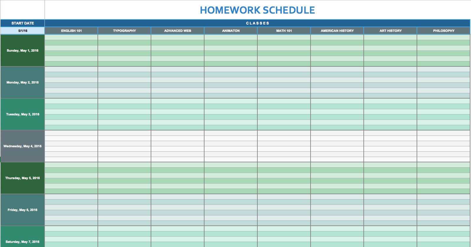 Free Daily Schedule Templates For Excel – Smartsheet Pertaining To Daily Activity Report Template